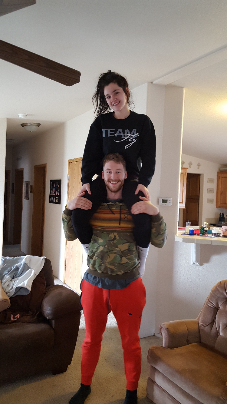 My girlfriend and I picture